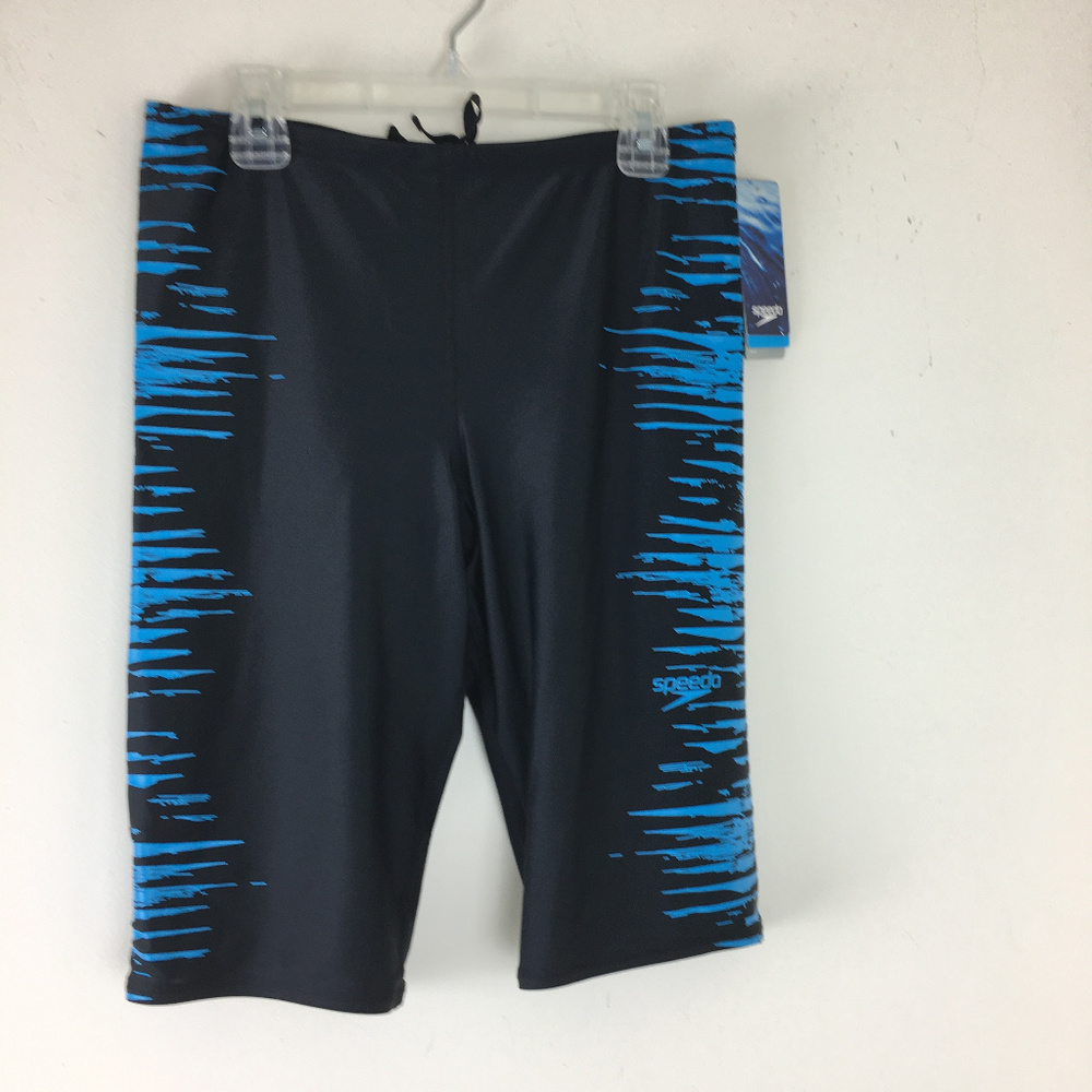 NWT Speedo Pro LT Swim Jammer Shorts Mens Sz 34